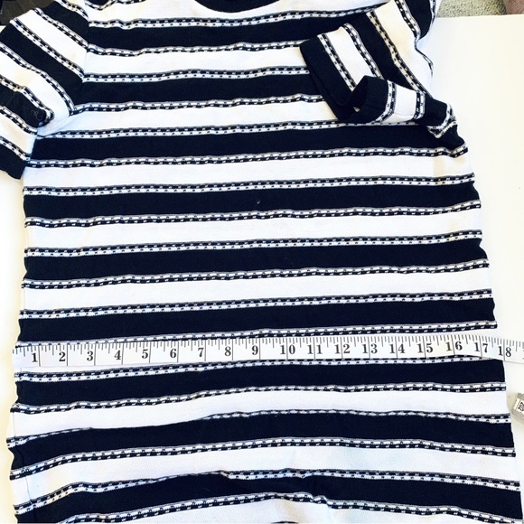 BALMAIN horizontal-stripe pattern short-sleeve top - Picture 9 of 12